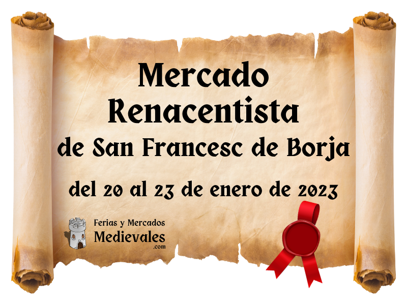 Mercado Renacentista de San Francesc de Borja 2023