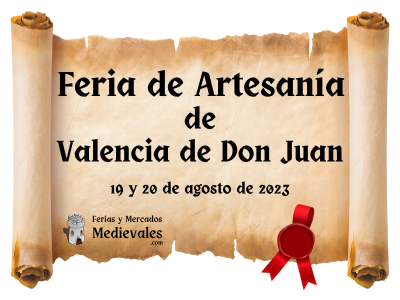Feria de Artesanía de Valencia de Don Juan 2023