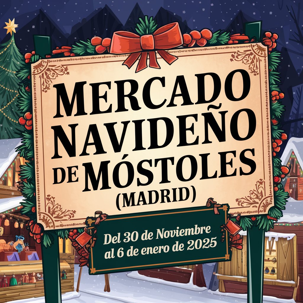 Mercado Navideño de Móstoles (Madrid) 2024