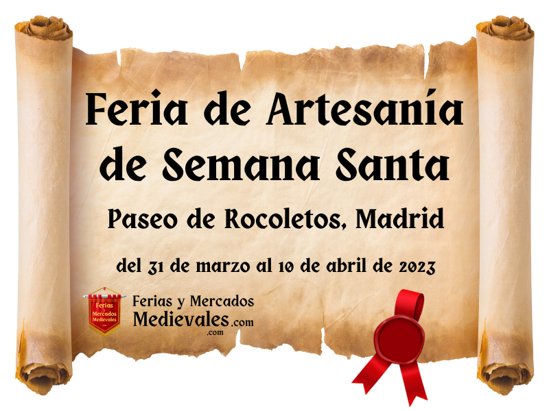 Feria de Artesanía de Semana Santa en Madrid 2023