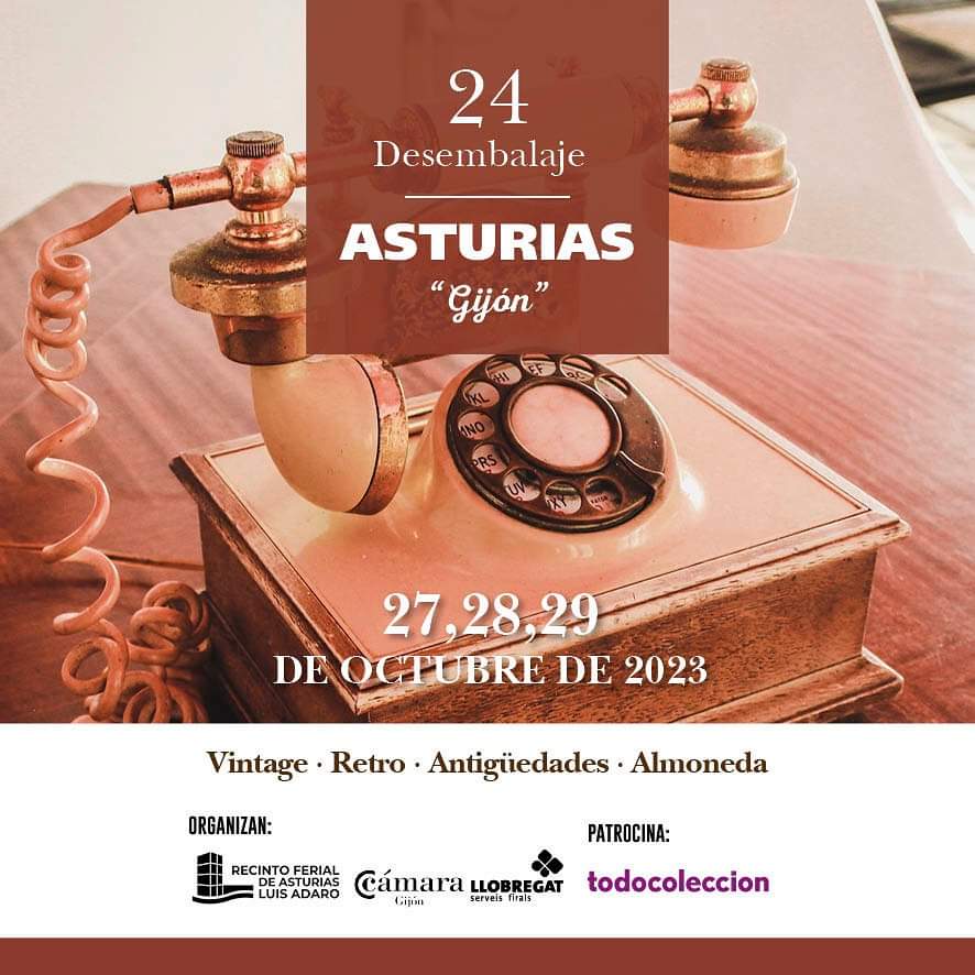 Cartel de la 24ª Feria Desembalaje de Asturias 2023