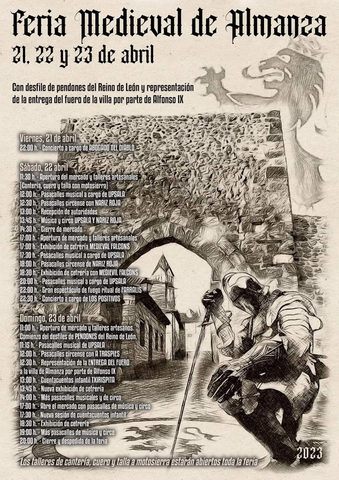Feria Medieval de Almanza (León) 2023
