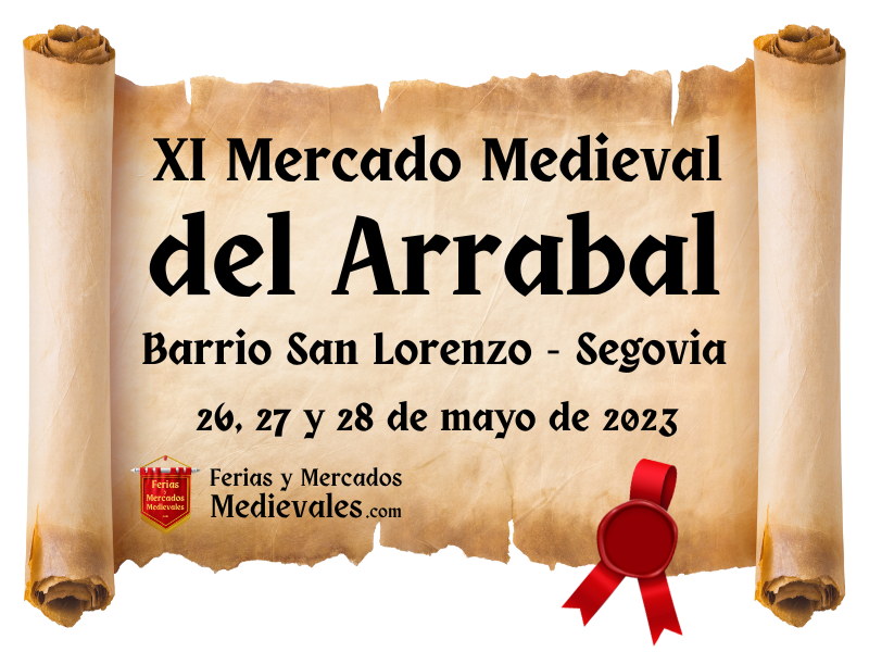 XI Mercado Medieval del Arrabal (Segovia) 2023