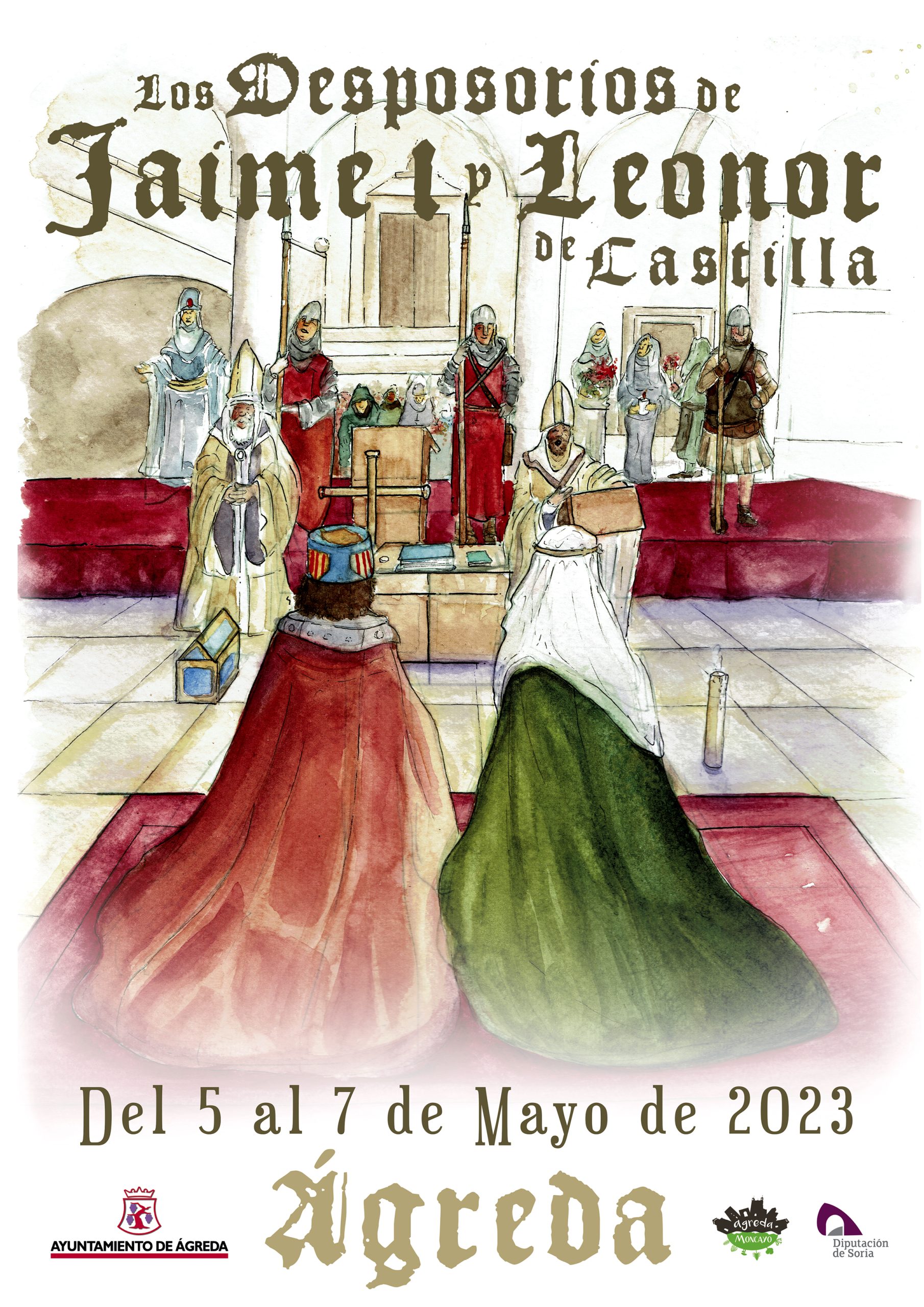 Mercado Medieval en Los Desposorios de Jaime I y Leonor de Castilla en Ágreda (Soria) 2023