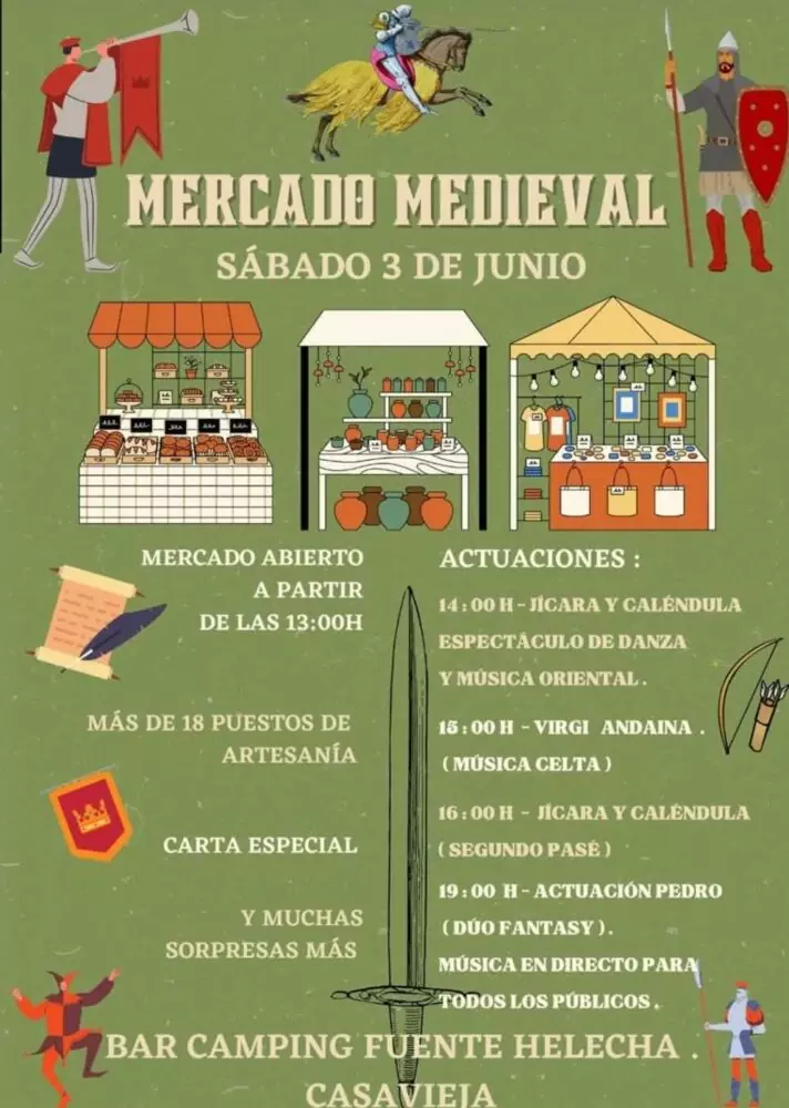 Mercado Medieval en Casavieja (Ávila) 2023