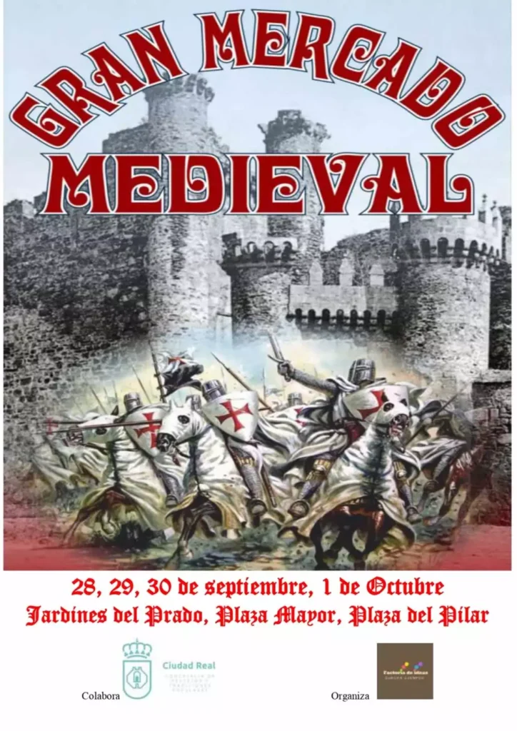 Cartel del Gran Mercado Medieval Alfonsí de Ciudad Real 2023
