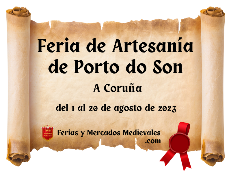 Feria de Artesanía de Porto do Son (A Coruña) 2023