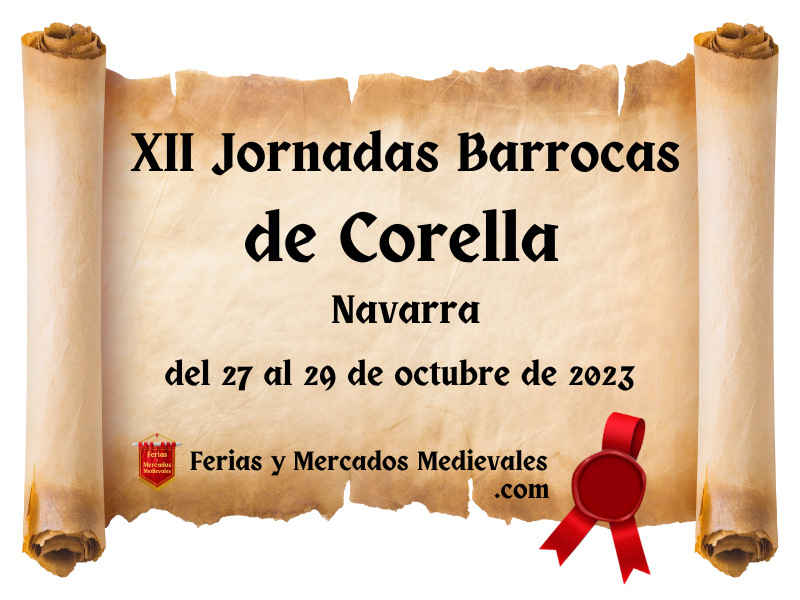 XII Jornadas Barrocas de Corella (Navarra) 2023