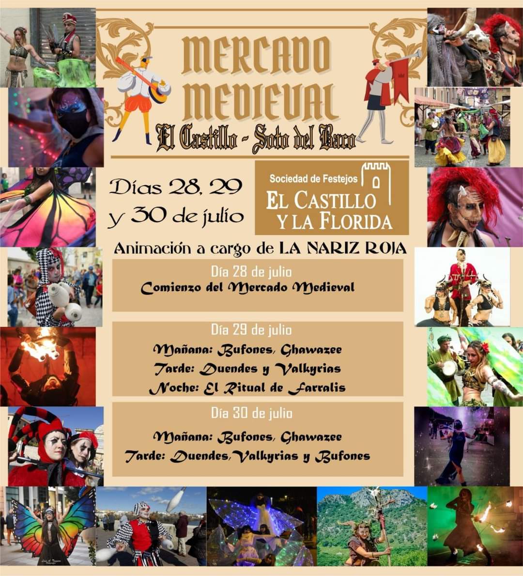 Mercado Medieval del Castillo en Soto del Barco (Asturias) 2023