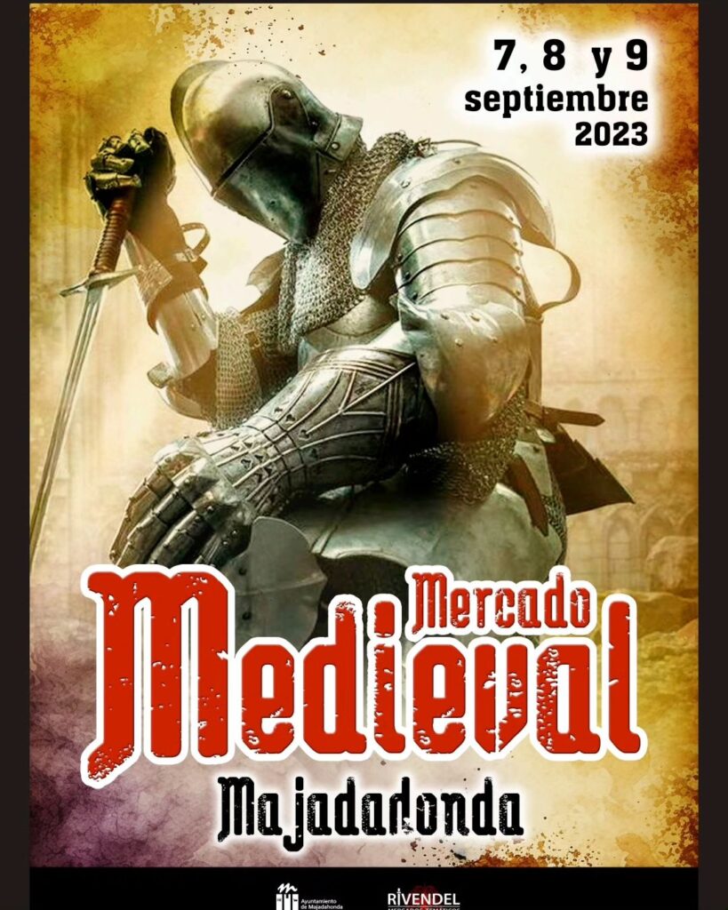 Cartel del Mercado Medieval de Majadahonda (Madrid) 2023