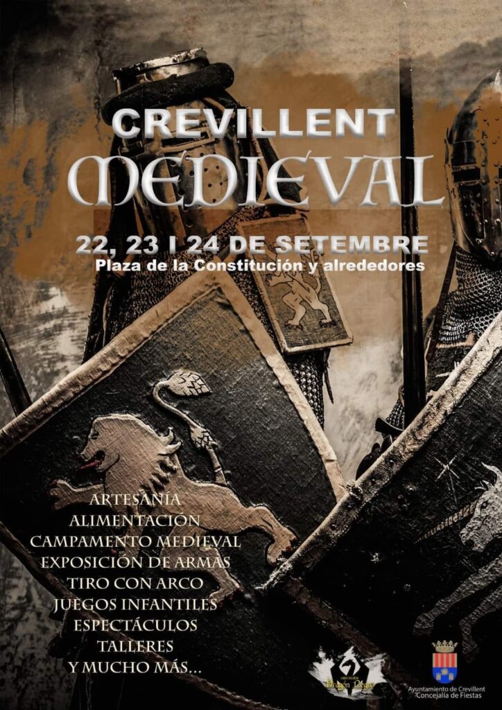 Cartel del Mercado Medieval de Crevillente (Alicante) 2023