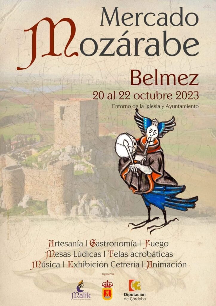 Cartel del Mercado Mozárabe de Belmez (Córdoba) 2023