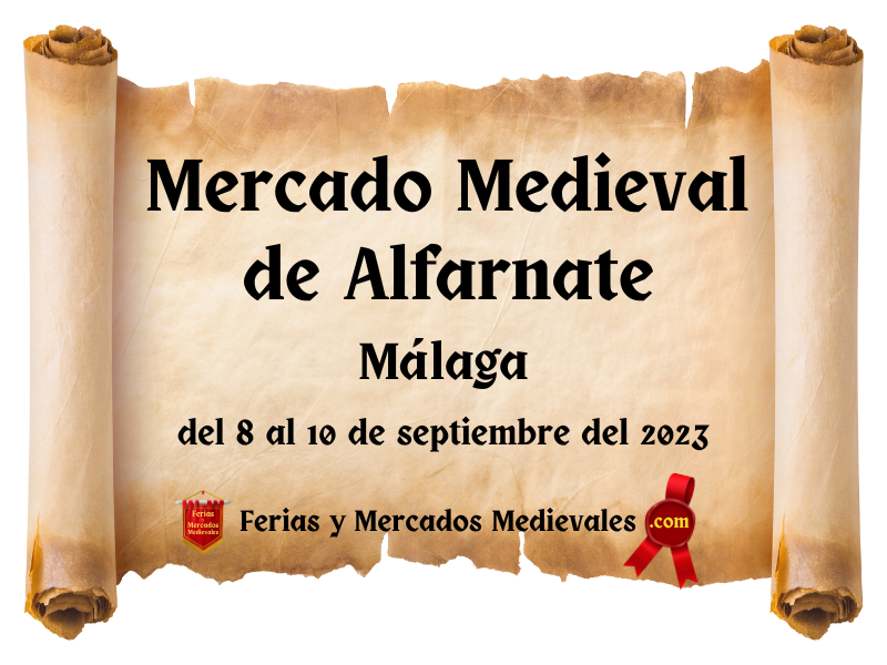 Mercado Medieval de Alfarnate (Málaga) septiembre de 2023