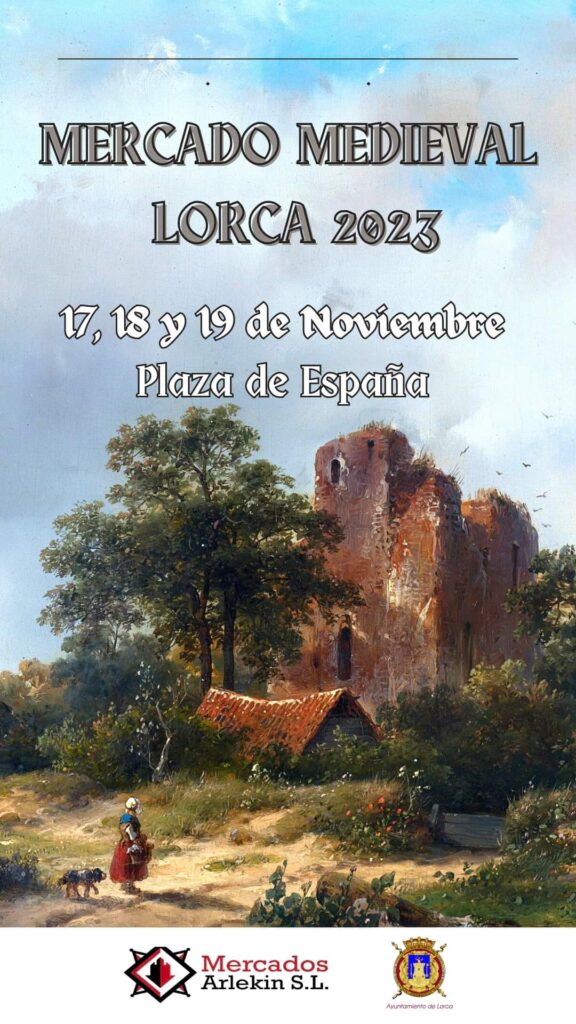 Cartel del Mercado Medieval de Lorca (Murcia) 2023