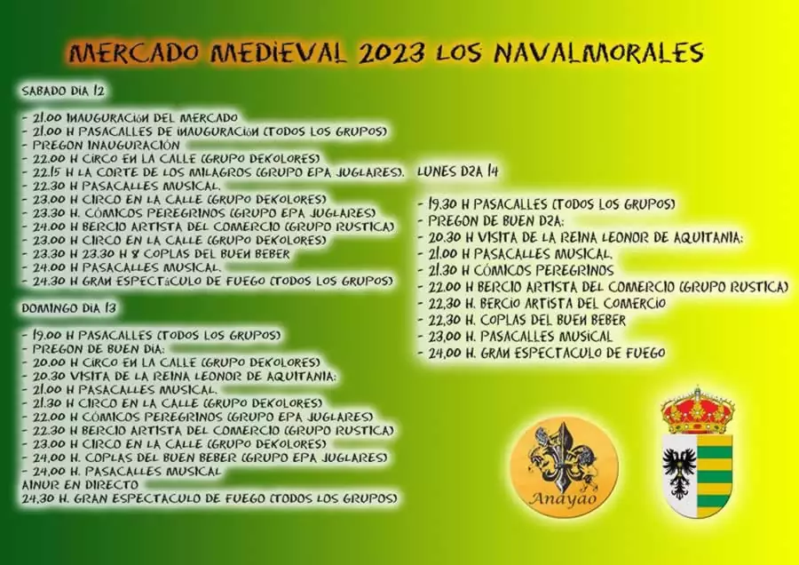 Feria Medieval y Feria de Arte y Artesanía 'La Jara y Montes de Toledo' en Los Navalmorales (Toledo) 2023
