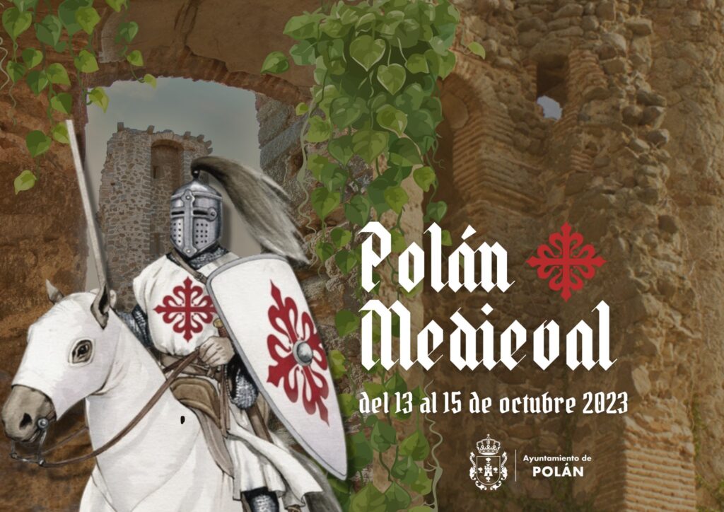 Cartel del Mercado Medieval de Polán (Toledo) 2023