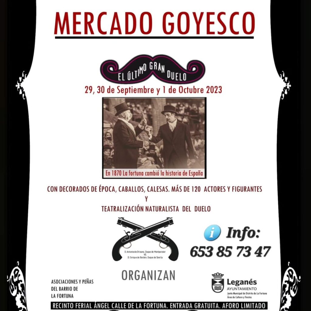Mercado Goyesco en La Fortuna (Leganés, Madrid) 2023