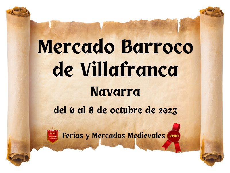 Mercado Barroco de Villafranca (Navarra) 2023