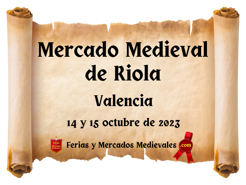 Mercado Medieval de Riola (Valencia) 2023