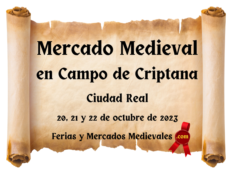 Mercado Medieval en Campo de Criptana (Ciudad Real) 2023