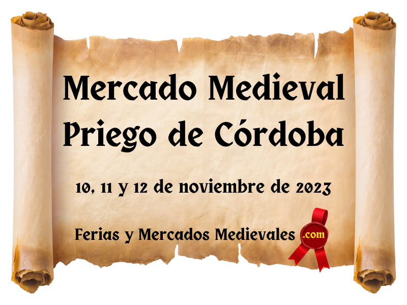 Mercado Medieval en Priego de Córdoba 2023