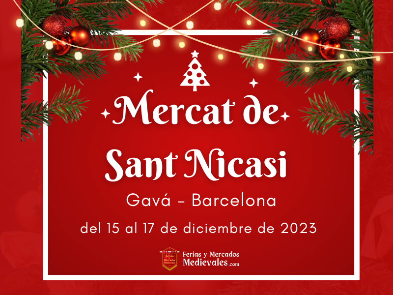 Mercat de Sant Nicasi en Gavá (Barcelona) 2023