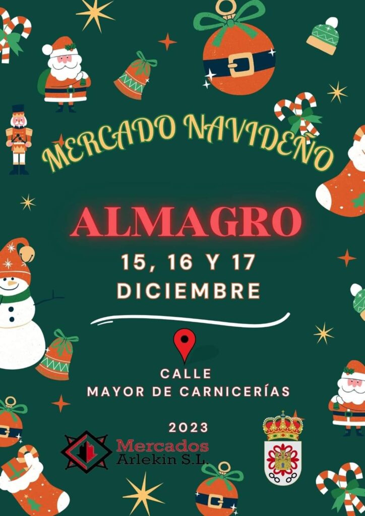 Cartel del Mercado Navideño de Almagro (Ciudad Real) 2023