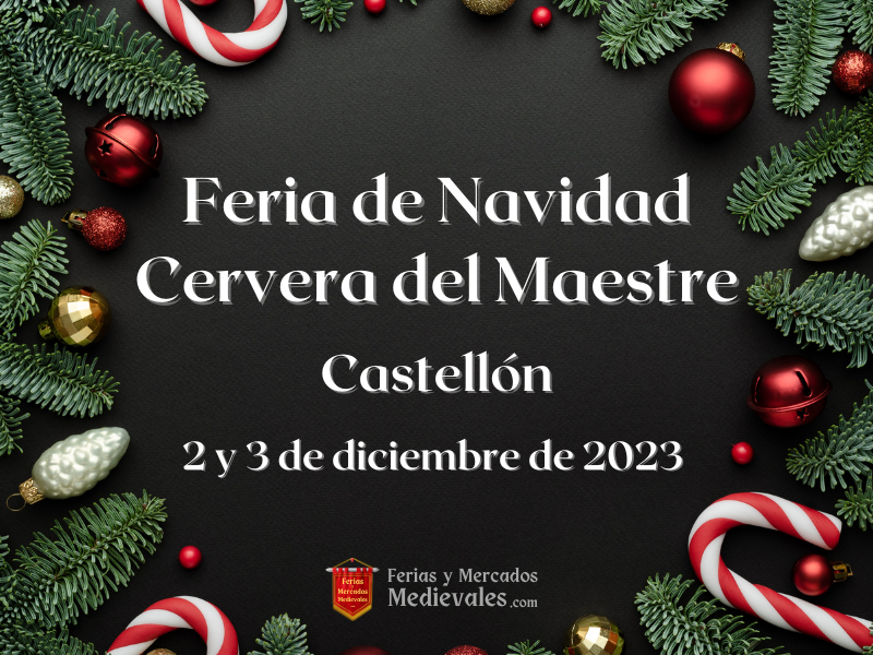 Feria de Navidad en Cervera del Maestre (Castellón) 2023
