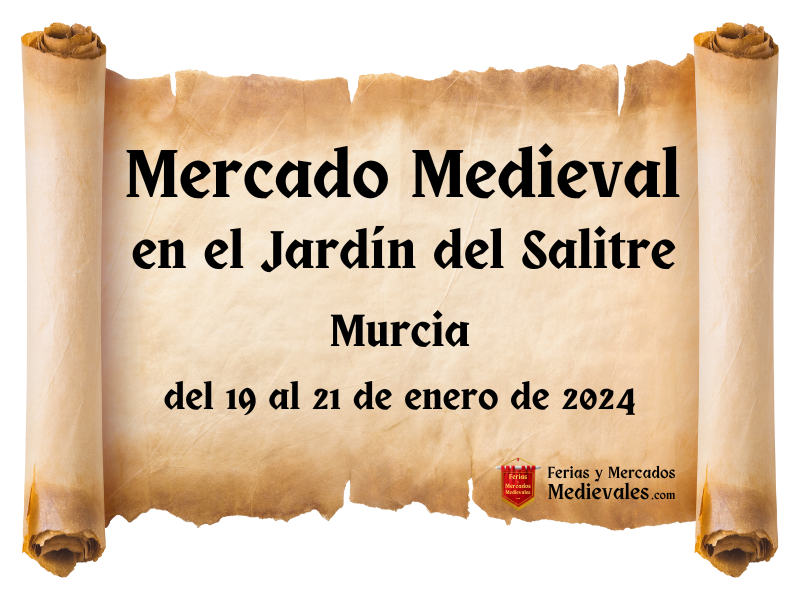 Mercado Medieval en el Jardín del Salitre de Murcia 2024