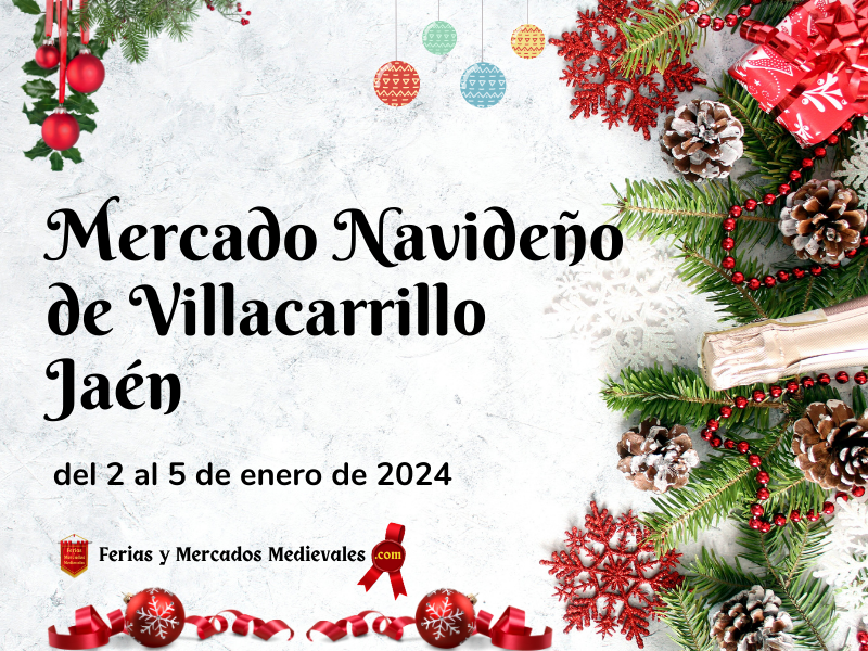 Mercado Navideño de Villacarrillo (Jaén) 2024