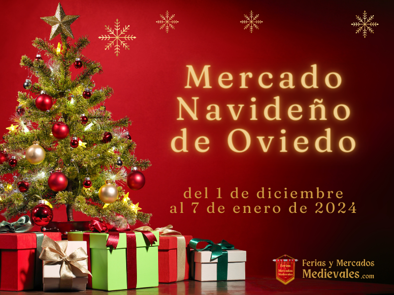Mercado de Navidad de Oviedo (Asturias) 2023