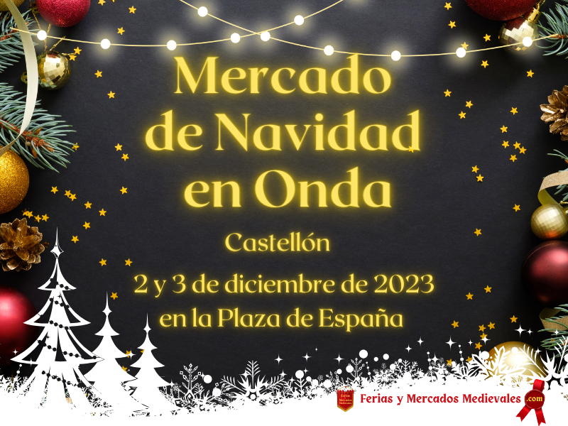 Mercado de Navidad en Onda (Castellón) 2023