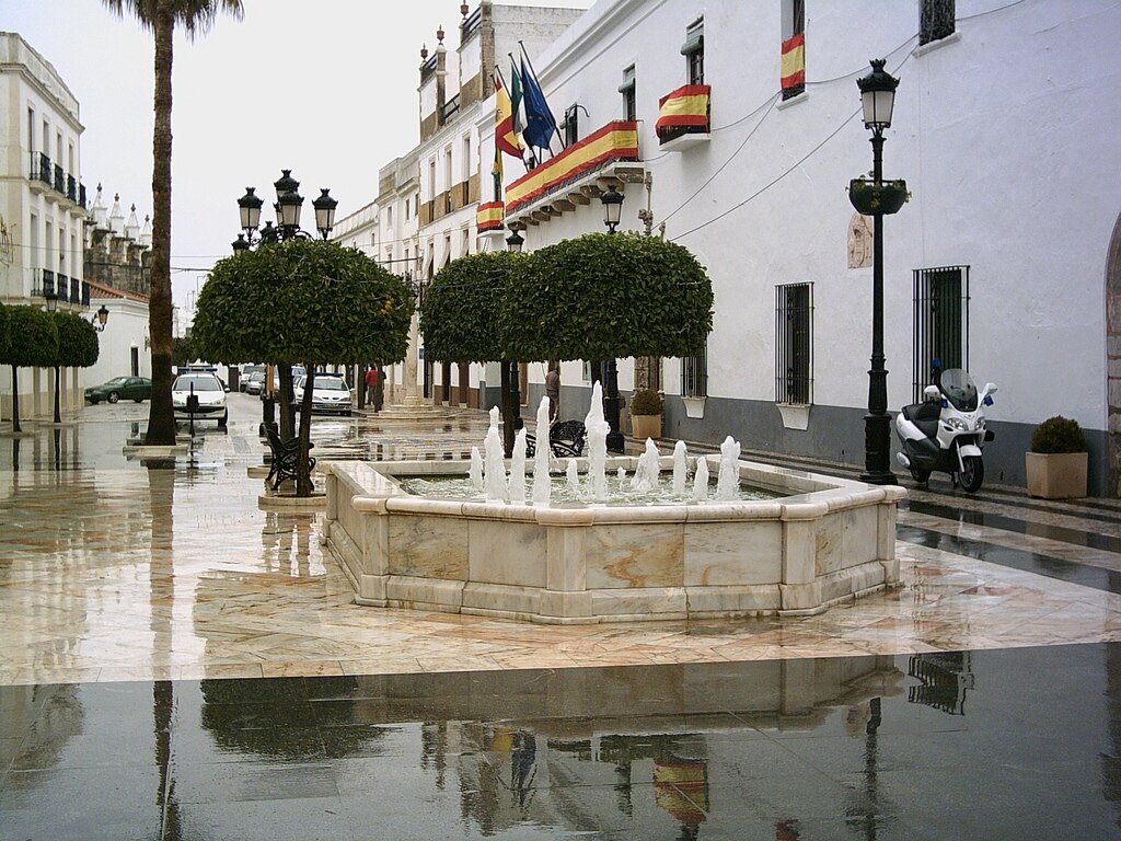 Plaza de la Constitución de Olivenza (Badajoz)