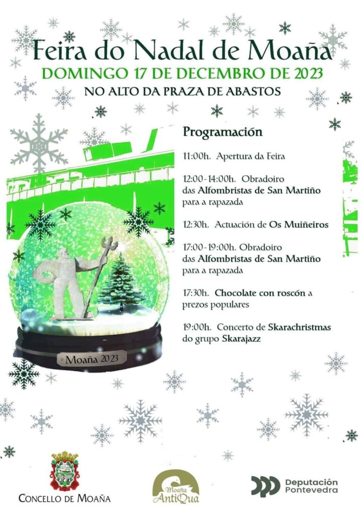 Feira do Nadal en Moaña (Pontevedra) 2023