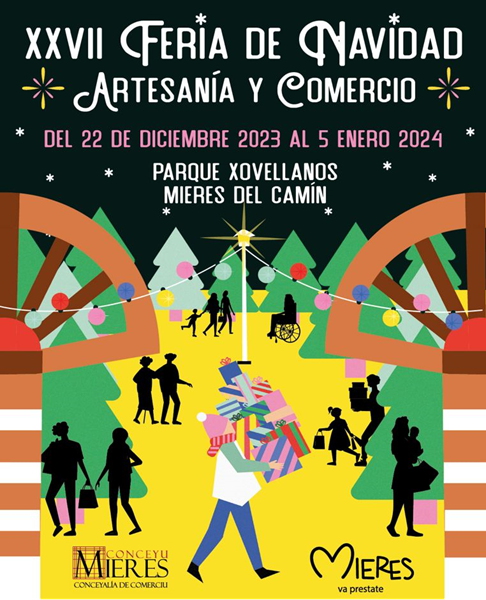 XXVII Feria Navideña de Artesanía y Comercio de Mieres (Asturias) 2023
