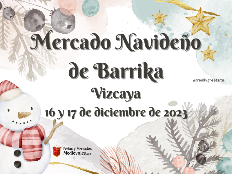 Mercado Navideño de Barrika (Vizcaya) 2023
