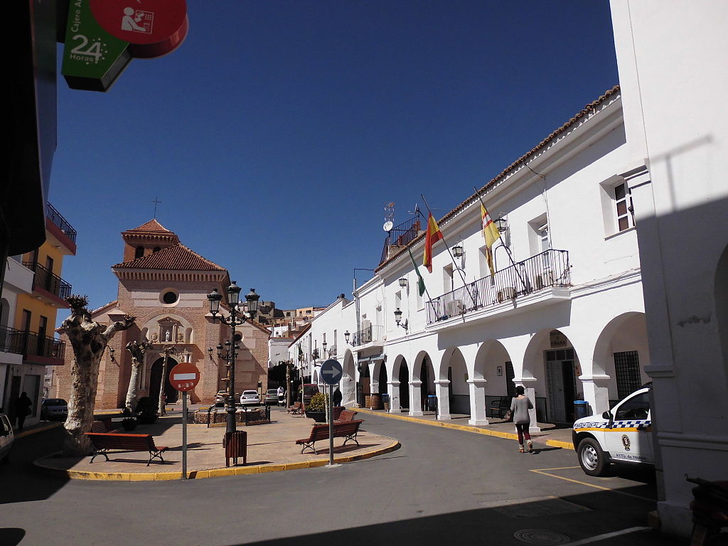 Plaza de la Constitución de Fiñana (Almería)