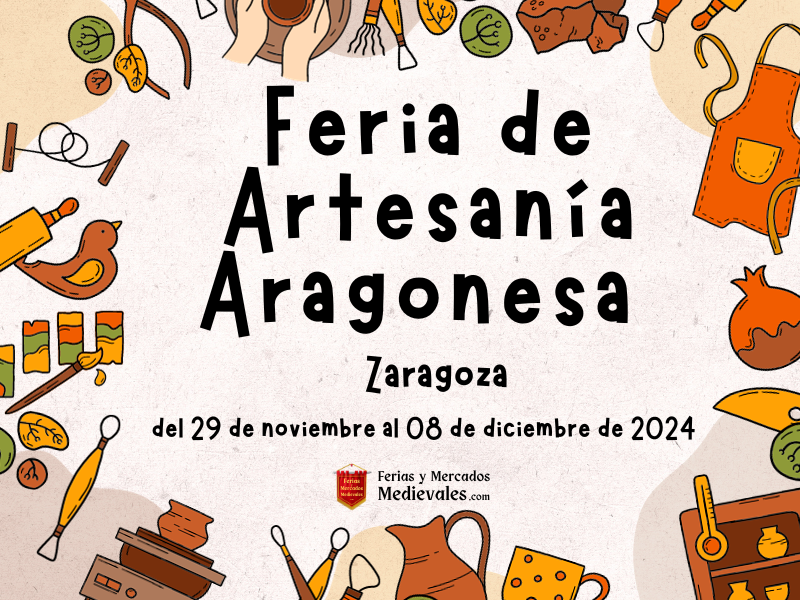 Feria de Artesanía Aragonesa en Zaragoza 2024