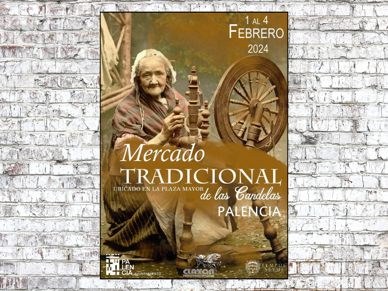 Mercado Tradicional de Las Candelas en Palencia 2024