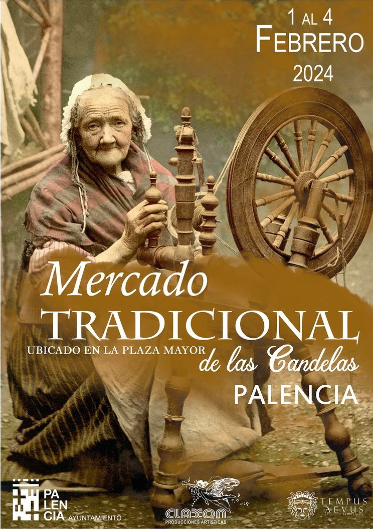 Mercado Tradicional de Las Candelas en Palencia 2024