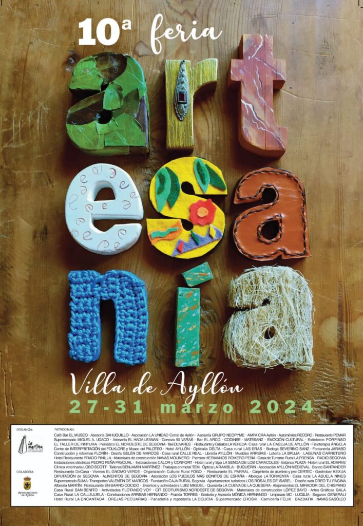 10ª Feria de Artesanía Villa de Ayllón (Segovia) 2024