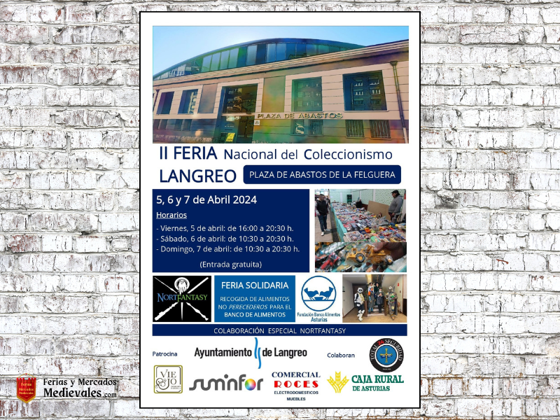 II Feria Nacional del Coleccionismo en Langreo (Asturias) 2024
