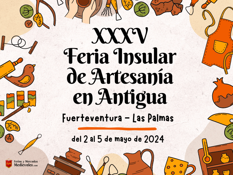 XXXV Feria Insular de Artesanía en Antigua (Fuerteventura) 2024