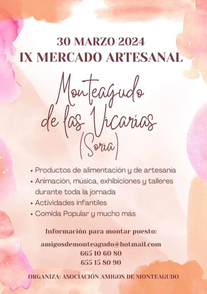 IX Mercado Medieval de Monteagudo de las Vicarías (Soria) 2024
