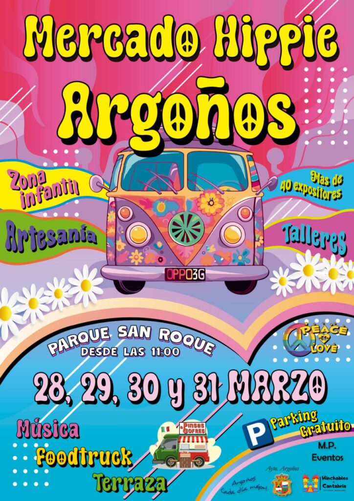 Mercado Hippie en Argoños (Cantabria) 2024