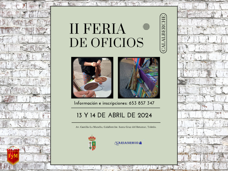 II Feria de Oficios en Calalberche, Santa Cruz de Retamar (Toledo) 2024
