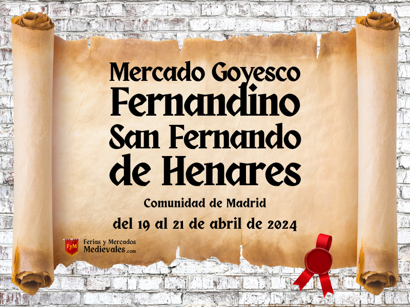 III Mercado Goyesco ‘Fernandino’ en San Fernando de Henares (Madrid) 2024