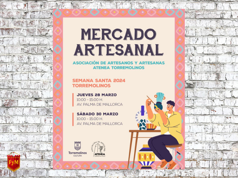 Mercado Artesanal por Semana Santa en Torremolinos (Málaga) 2024