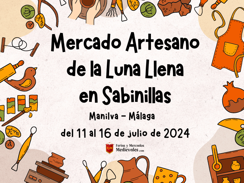 Mercado Artesano de la Luna Llena en Sabinillas (Málaga) 2024