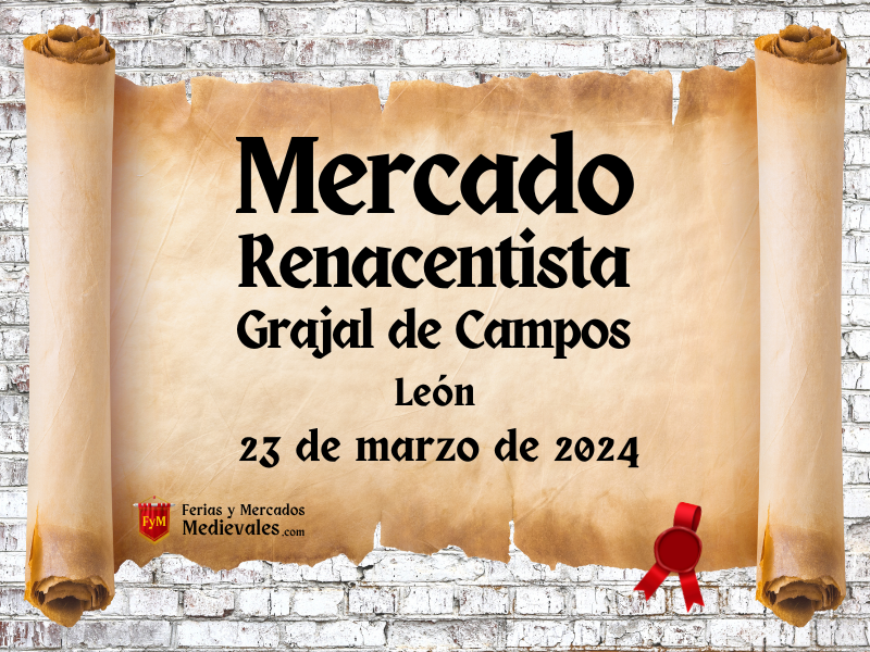 Mercado Renacentista de Grajal de Campos (León) 2024